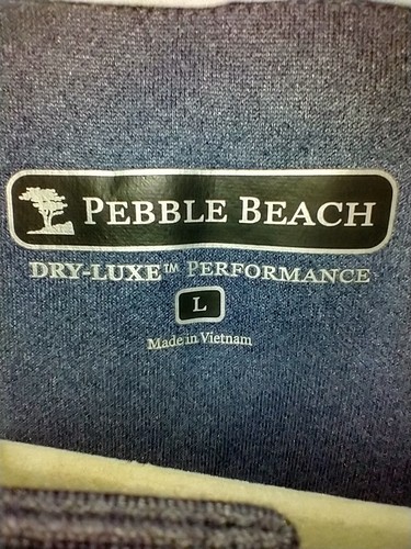 Pebble Beach Dry-Luxe Performance Quarter Snap Sleeveless Golf Vest Men's Large - Picture 5 of 6