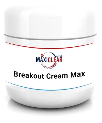 MAXICLEAR MAX STRENGTH Spot Breakout Cream Salicylic Acid Skin Treats Blackheads Blemishes