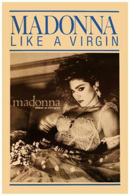 Madonna - LARGE POSTER - Like A Virgin - AMAZING PINK Wall Art