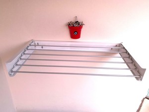 Wandtrockner ausziehbar Wäscheständer für die Wand Wandwäschetrockner