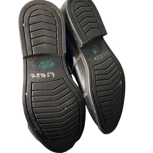 Delta Ultra Soft Men's Black Leather Bicycle Toe Lace-Up Shoes Size 13D NWOT - Picture 5 of 6