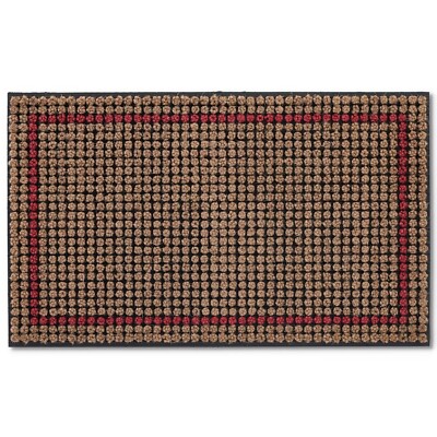 Fußmatte aus Kokosnuss und Gummi 45x75 cm. BÜRSTE