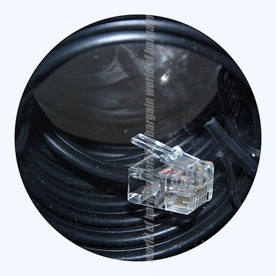 RJ25FT 25 ft RJ11 Telephone Modem Cable - Phone Cable - 25 ft