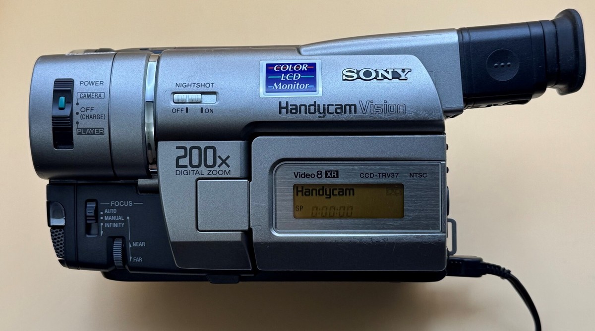 Sony Handycam CCD-TRV37 8mm Video Camcorder w/ NightShot – Tested