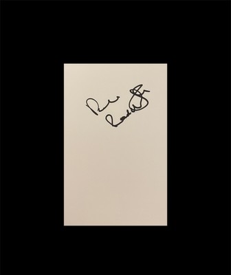 PAULA RADCLIFFE OLYMPICS **HAND SIGNED** A7 White Card ~ AUTOGRAPHED ~