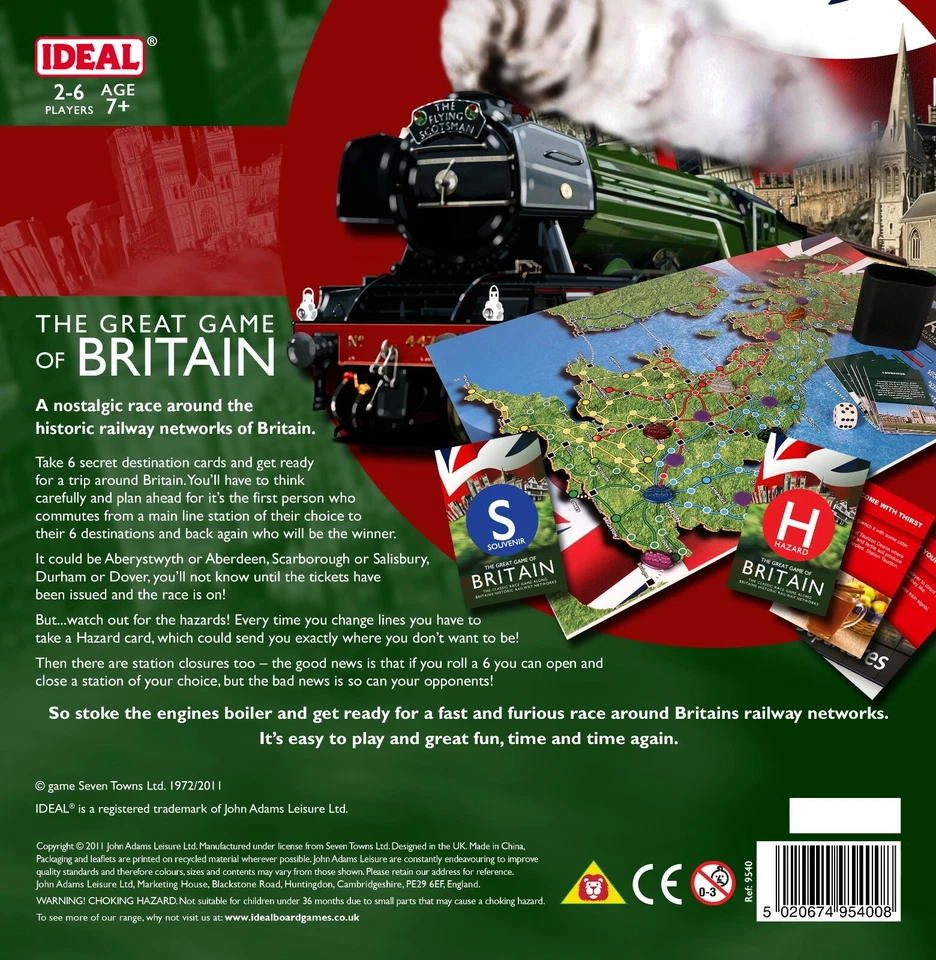 The Great Game of Britain - Railways by IDEAL - Exciting Train Adventure Game - Image 3 of 3
