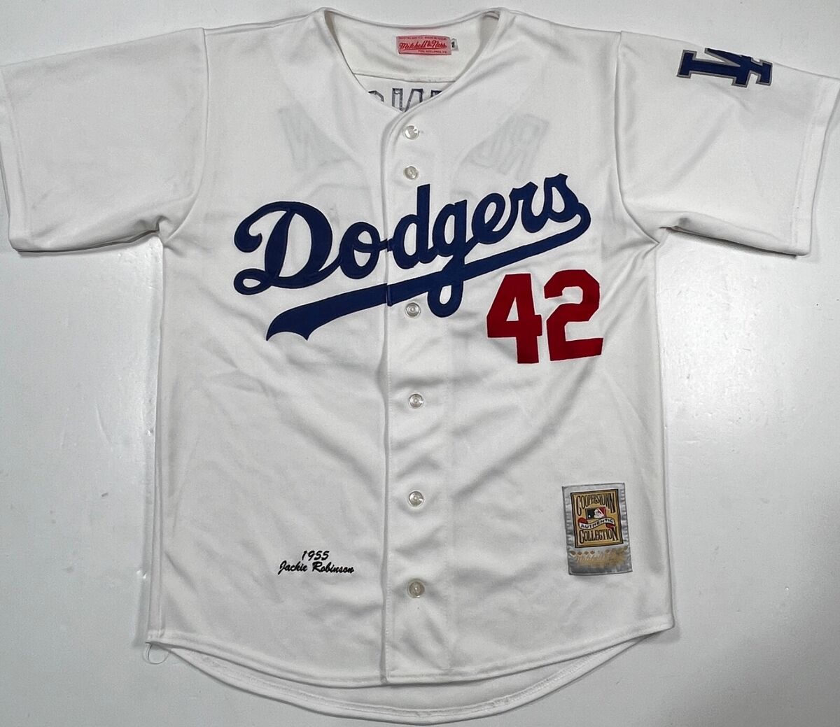 Mitchell and Ness 1955 Brooklyn Dodgers Jackie Robinson Mitchell and Ness 1955 Brooklyn Dodgers Jackie Robinson
