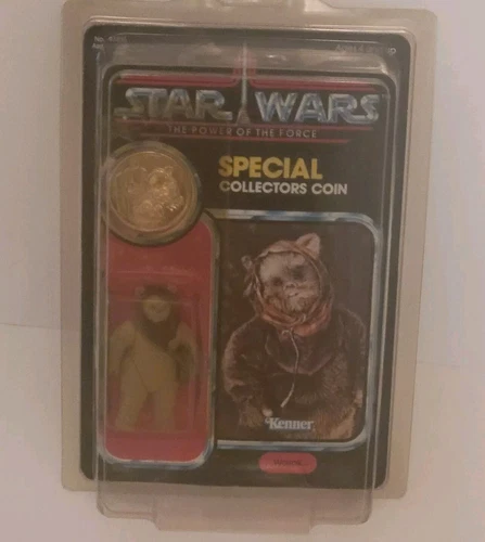 Vintage Star Wars MOC 1984 POTF WAROK 92 Back Figure Sealed with Collector Coin