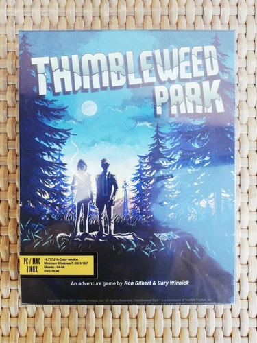 Thimbleweed Park Collector's Edition Ron Gilbert Monkey Island Zak McKracken PC