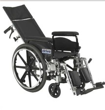 Drive Medical Viper Plus GT Full Reclining Wheelchair 18in Seat And Full Arms