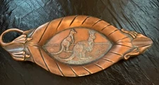 Australian Vintage Copper Ashtray -Kangaroo 
