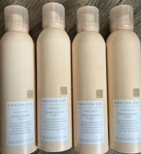 4X Kristin Ess Rose Gold Temporary Tint Instant Blush Hair Color 7oz Ea Dented