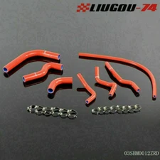 Silicone Radiator Hose Kit Fit For SUZUKI SAMURAI 1986-95 1992 1993 1994 Red USA