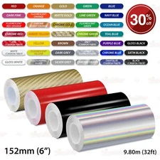 6" 152mm PinStriping Pin Stripe Tape SOLID Line Decoration Decals Vinyl Stickers