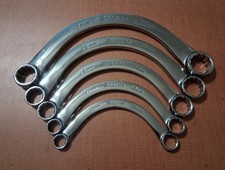Snap On Tools Cxm605 5pc Metric Flank Drive Half Moon Box Wrench Set