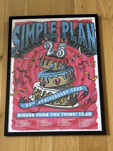 Simple Plan 直筆サイン入りポスター　B2サイズ　ポップパンク　エモ Simple Plan Poster | eBay