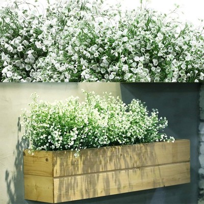 WILLBOND 12 Bündel Künstlich Sträucher Büsche Künstlich Blumen Outdoor UV Best