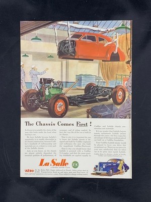Magazine Ad - 1940 - La Salle Motor Cars