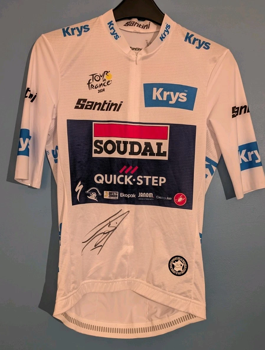Maillot Cyclisme Vintage Fdj Lapierre Tour De France 2005 – Taille S, Blanc