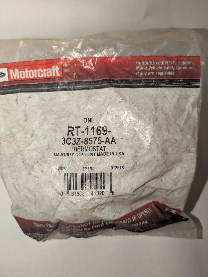 Termostato Ford Powerstroke 6,0 L diésel OEM Motorcraft 3C3Z-8575-AA ENVÍO GRATUITO Foto 3 de 3