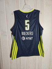 Fanatics Paige Bueckers Dallas Wings Jersey Blue #5 Womens Medium Victory
