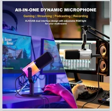 MAONO PD100X Gaming MIC/USB/XLR Dynamic RGB Microphone