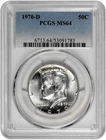 1970 D 50C Kennedy Half Dollar PCGS Graded MS 64