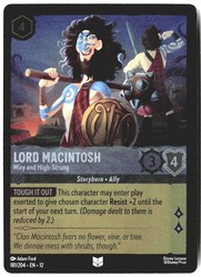 Lord Macintosh - Wiry and High-Strung 181/204 Wilds Unknown Lorcana Cold Foil
