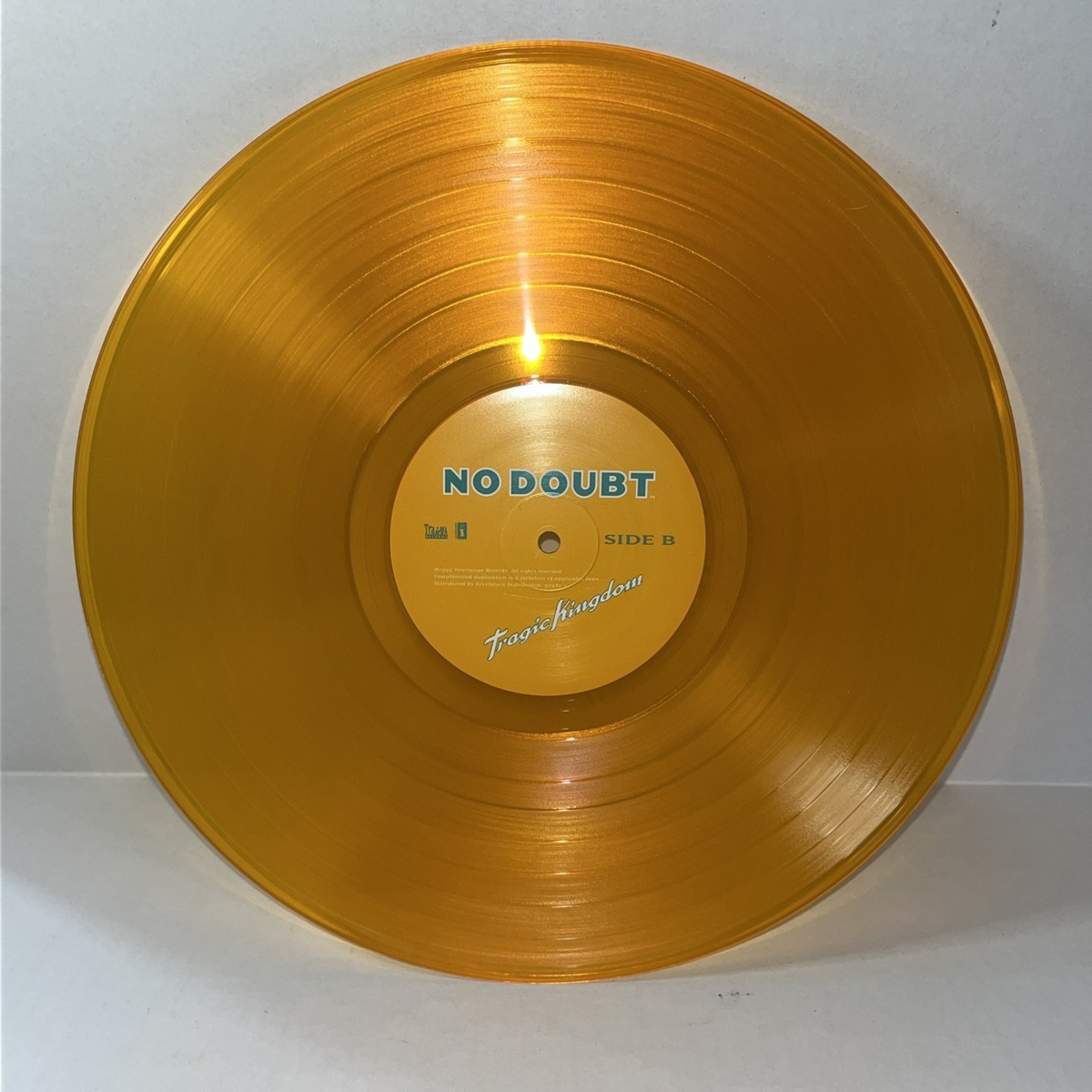 NO DOUBT - TRAGIC KINGDOM Translucent Orange Vinyl 1996