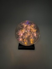 XL Traumkugel Briefbeschwerer Luftblasen Glaskugel mit Lichtspiel Ø 11 cm 1,6 kg