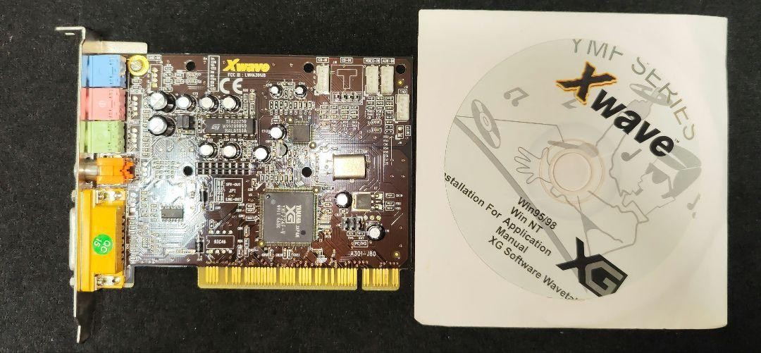 美品 wave LWHA301J8 YAMAHA XG YMF724F-V Xwave LWHA301J8 YAMAHA XG YMF724F-V with driver CD Untested