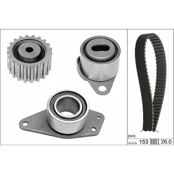 INA 530 0038 10 Zahnriemensatz FüR Renault Volvo Zahnriemenset Zahnriemenkit-image
