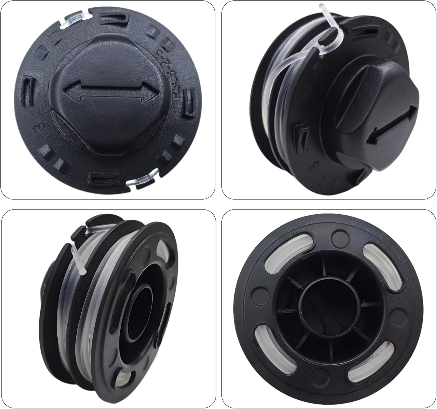 6-Pack C3-2 Trimmer Head Spool Replacement Kit for Stihl Autocut FSA... 