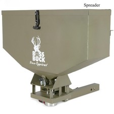 Boss Buck Atv Seederspreader W Wireless Control Adjustable Flow New