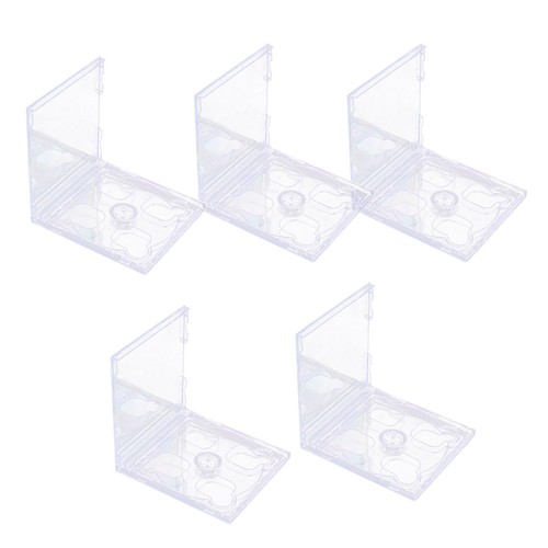 5 Pcs Clear CD Case Jewel Holder Cases for Compact Discs Transparent - Afbeelding 11 van 12
