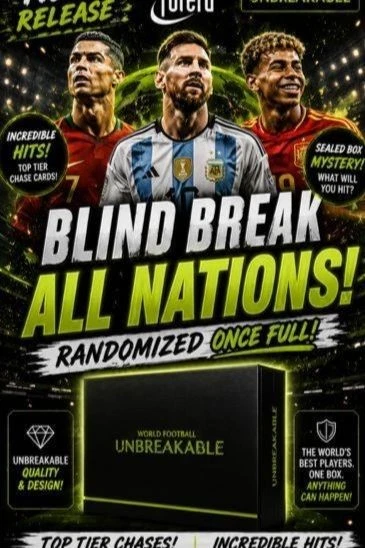 Futera Unbreakable, FULL NATIONS! BLIND BREAKS! RANDOMIZED ONCE FULL