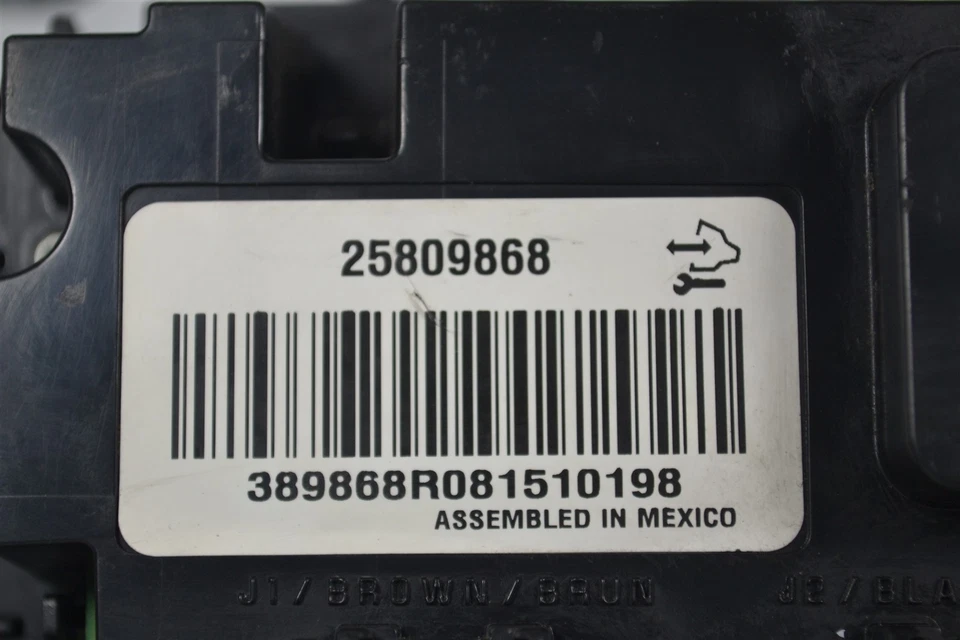 25809868 CADILLAC ESCALADE 2007-11 AC HEATER CLIMATE CONTROL Module 1F8 123 B8 - Image 3 of 3