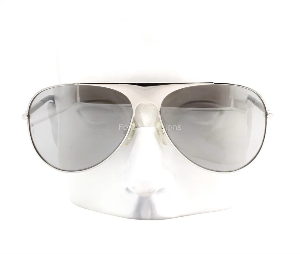 Gafas de sol Emporio Armani EA 2003 3015/6V plateadas brillantes con espejo gris claro Foto 2 de 4