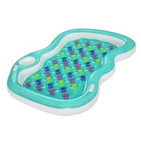 Badeinsel Schwimminsel 2 Personen 224 X 174 Cm Luftmatratze Strand Schwimmliege