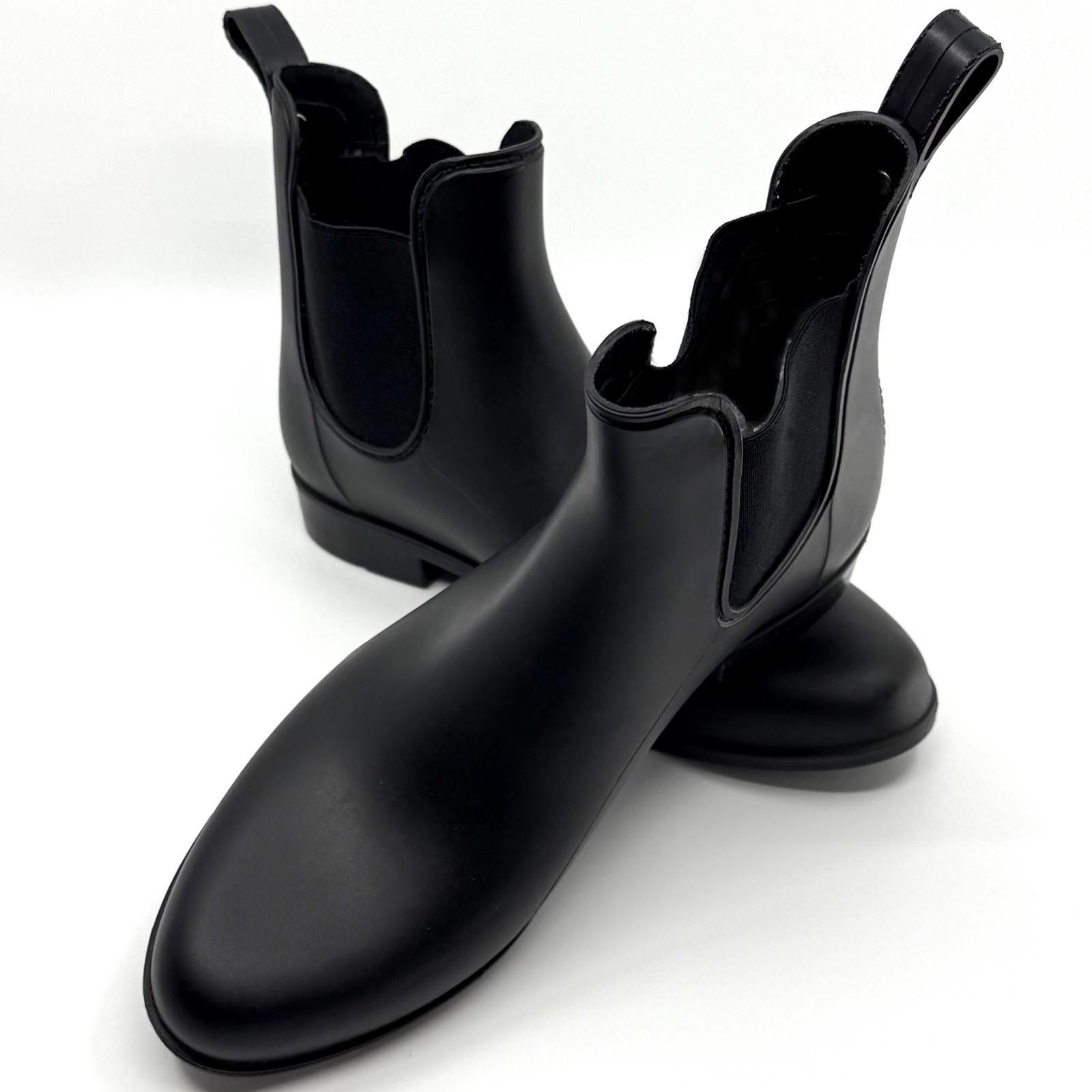 Sam Edelman Women’s Ankle Rain Boots Tinsley Black Matte Waterproof Size 9