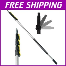 Extendable Telescopic Pole for Cleaning & Painting - 24 Ft