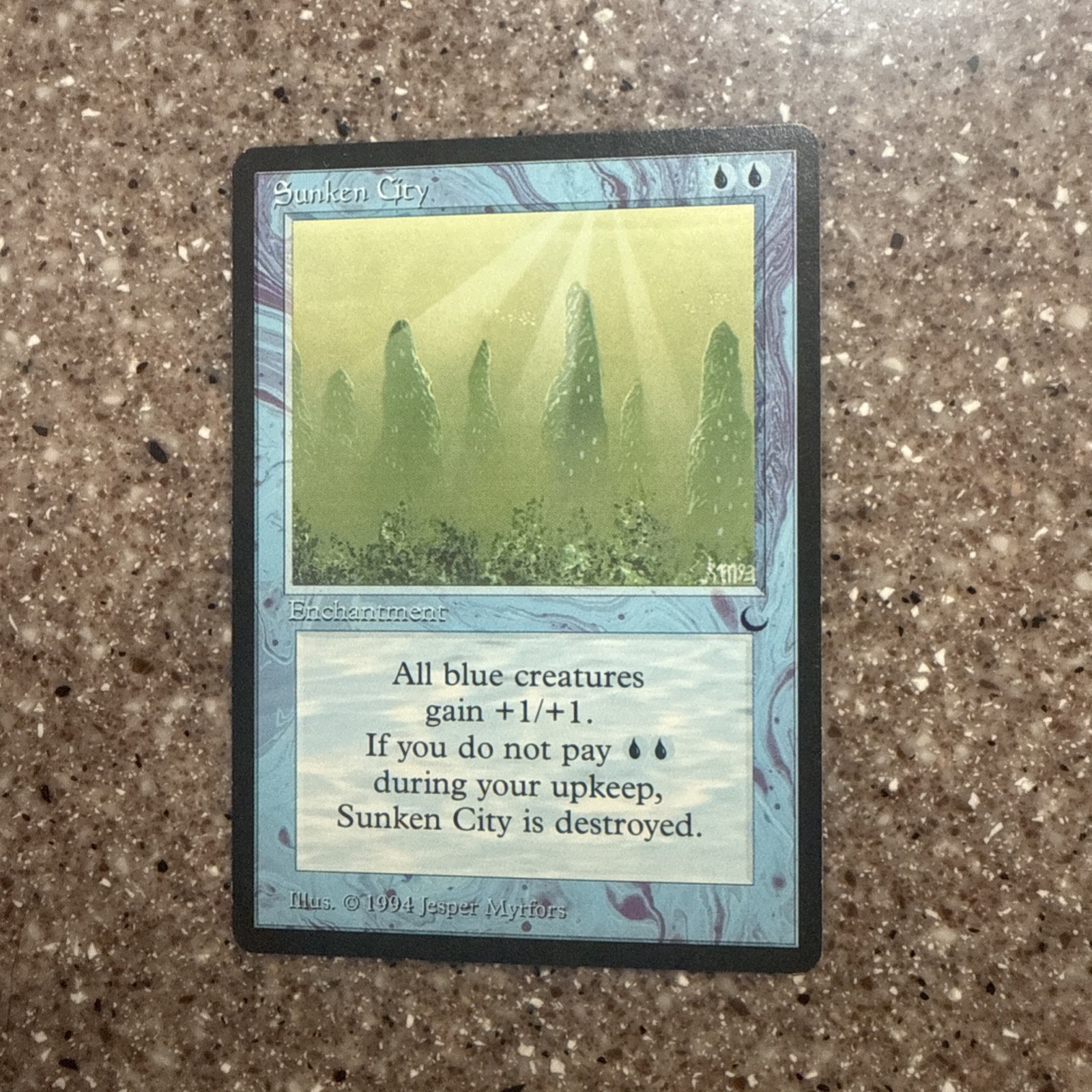 SUNKEN CITY Magic the Gathering MTG The Dark LP
