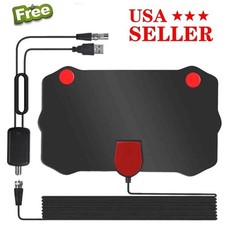 New digital TV indoor antenna 5600 miles HDTV 4K 1080P plus signal amplifier