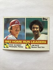1984 Topps - League Leaders Mike Schmidt, Jim Rice #132
