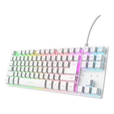 Trust GXT 833W Thado TKL White Computer Keyboard