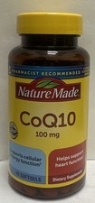 Nature Made CoQ10, 100mg Support Cellular energy Functions,40 Softgels,Exp:09/26