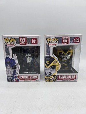 Funko Pop Transformers Optimus Prime Bumblebee Vinyl Bundle 101 & 102