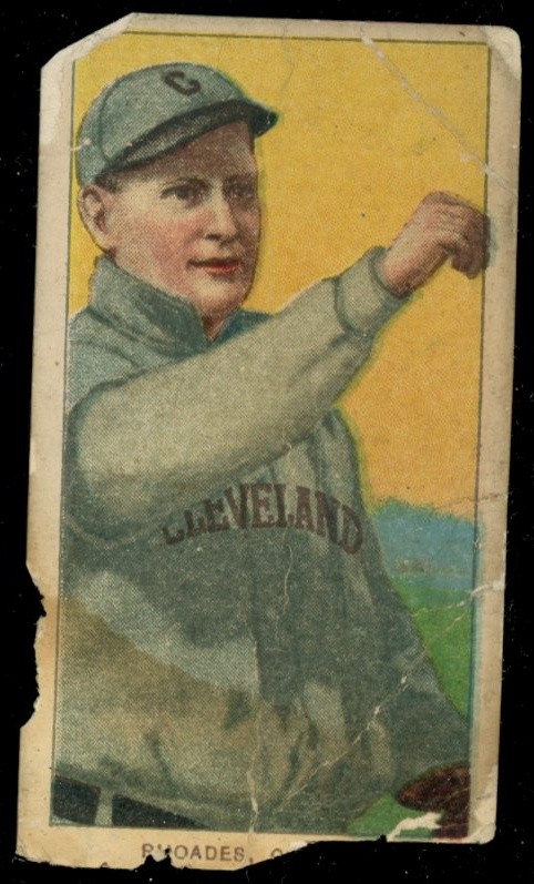 1909-11 T206 ~ Sovereign 350 ~ Bob Rhoads Cleveland Right Arm Extended
