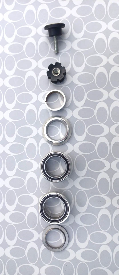 Auriculares AHEADSET Cane Creek 1 pulgada sin rosca rodamientos de cartucho sellados plateados B Foto 4 de 4