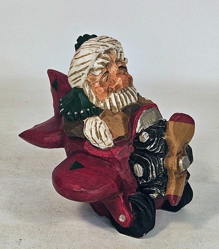 Santa on Airplane Resin Figurine by David Frykman 1997 - Picture 3 of 6